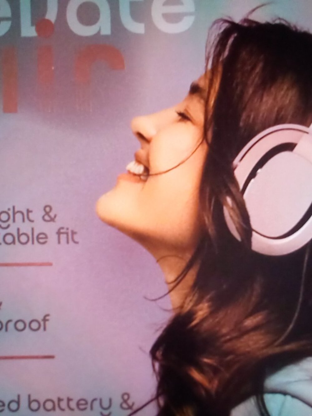 Wireless Bluetooth Headphones Pink,Sweat &Water Resistant 5.4 Version,IPX4 $25
